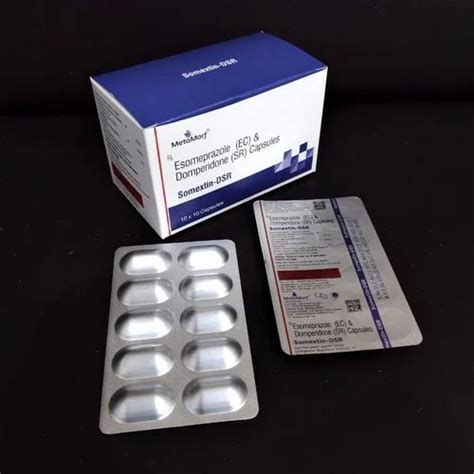 Esomeprazole Mg Domperidone Mg Sustained Release At Rs Box