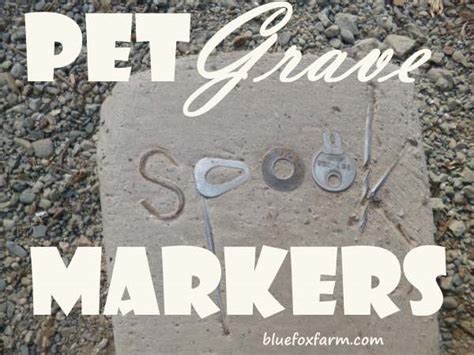 Pet Grave Marker - build your own pet grave memorial headstone