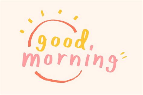 Good Morning Illustration Vectors And Illustrations For Free Download