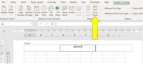 How To Insert A Header And Footer In Excel Dedicated Excel