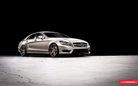 Front Mercedes Benz Wheels Mercedes Benz Cls63 Amg V8 Vossen 1920x1200