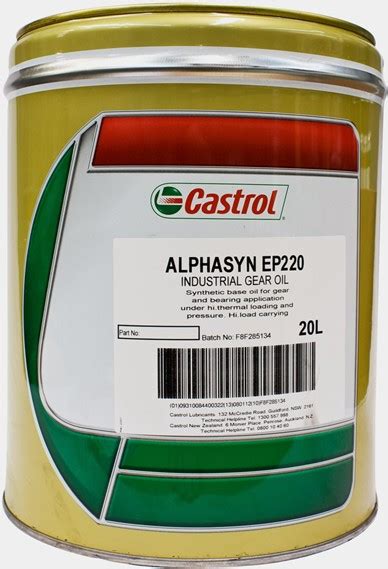 ALPHASYN EP220 20L CASTROL 4102794 Sctruckspares