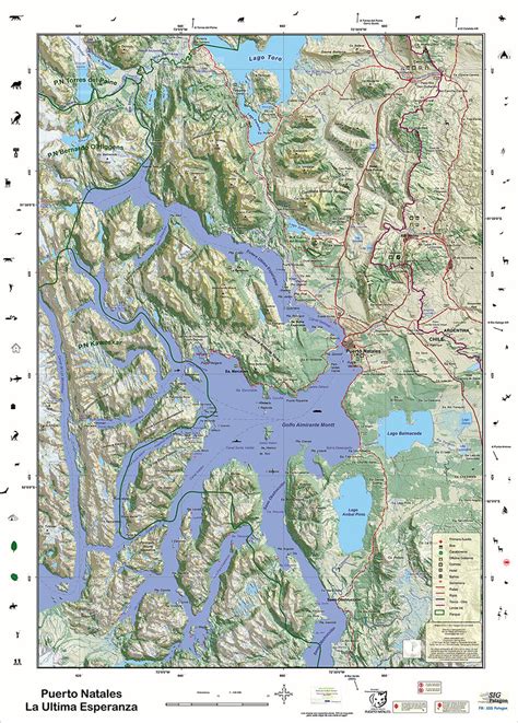 Puerto Natales Map by SIG Patagon | Avenza Maps