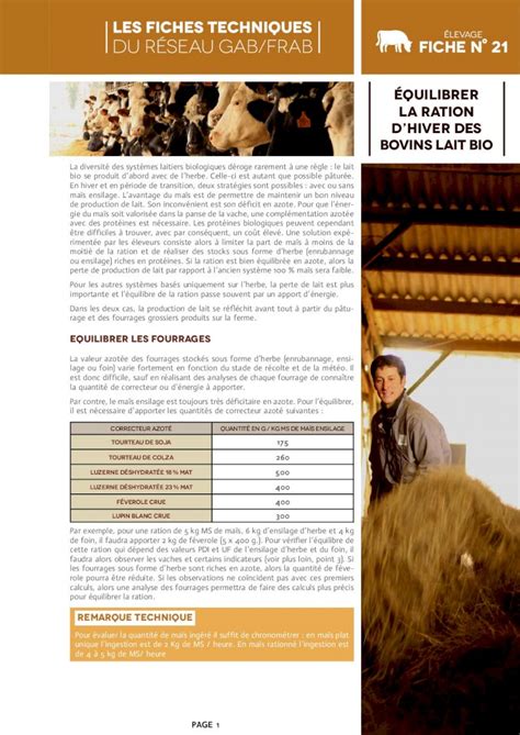 PDF Fiche N 21 Lappareil Digestif Des Ruminants Est Quilibrer La