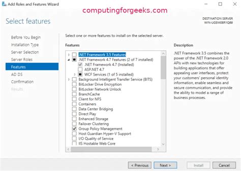 Install Active Directory Domain Services In Windows Server 2019