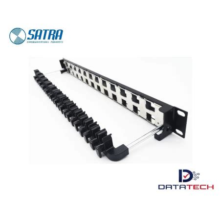 Patch Panel Modular Cat A Blindado Vac O Color Negro