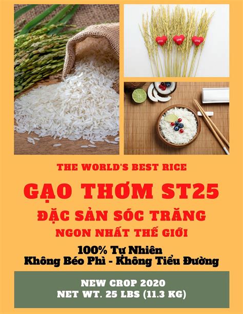 THE WORLD S BEST RICE GAO THOM ST25 DAC SAN SOC TRANG Ngon Fish Sauce