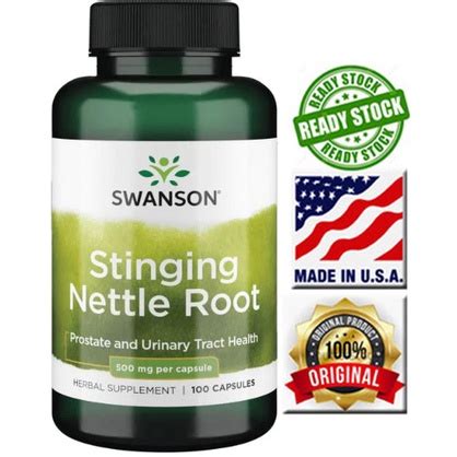 Swanson Swansons Premium Stinging Nettle Root 500mg 100 Capsules