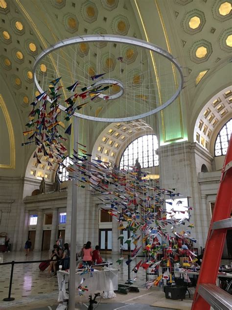 Union Station Continues Hot Streak with Awesome Art Display in Main Hall - PoPville