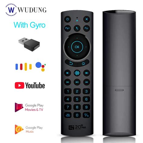 G20S PRO BT Wireless Air Mouse Gyro Smart Voice Remote Control Infrared