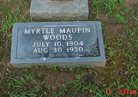 Myrtle Mae Maupin Wood 1904 1930 Find A Grave Memorial