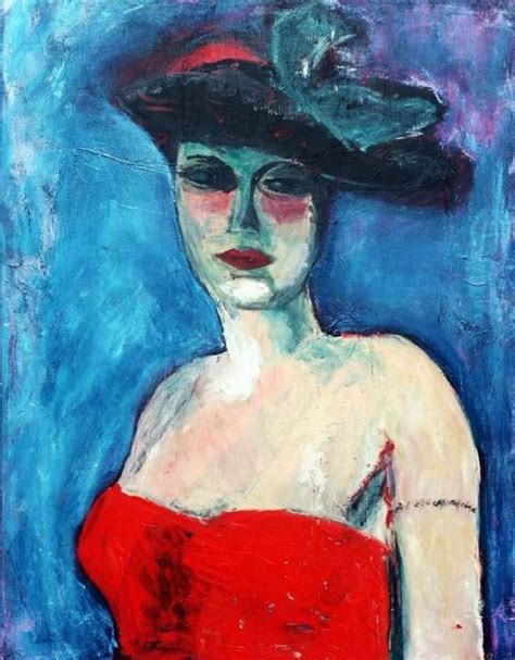 Solve Lady In Red Kees Van Dongen French Dutch Painter