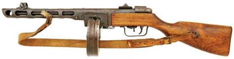 Soviet Ppsh 41 Submachine Gun Captured By Us Forces In The Korean War