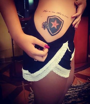 Camila Rocha Tatuagem Do Botafogo Ideias Para F S Do Time