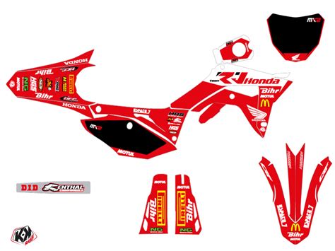 kit déco motocross honda replica team pichon k20 Kutvek