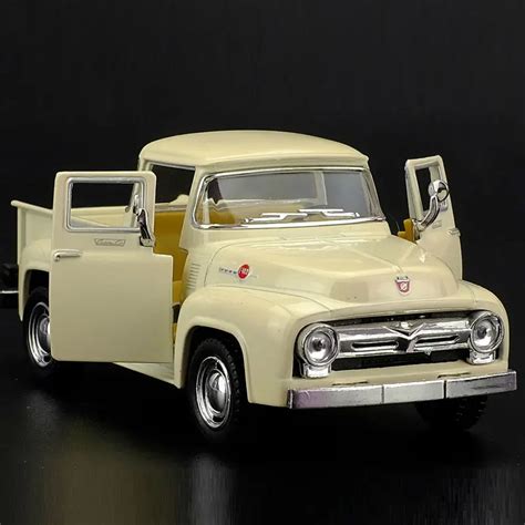 מוצר High Simulation Exquisite Diecastsandtoy Vehicles Kinsmart Car Styling 1956 Ford F100