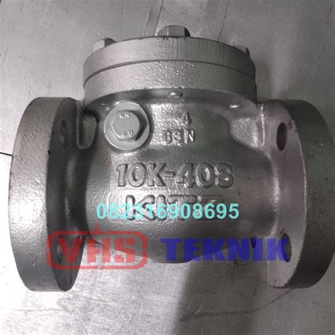 Jual Swing Check Valve Kitz Inch Dn Figure Fco Flange Jis K Di