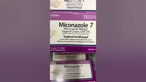 B013c59pvy Pack Of 2 Miconazole Nitrate 7 Day Vaginal Cream Usp 2 1 59 Oz 45 Gram Tube With 7