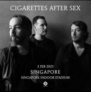 Cigarettes After Sex Standing Pen Concert Ticket Tickets Vouchers