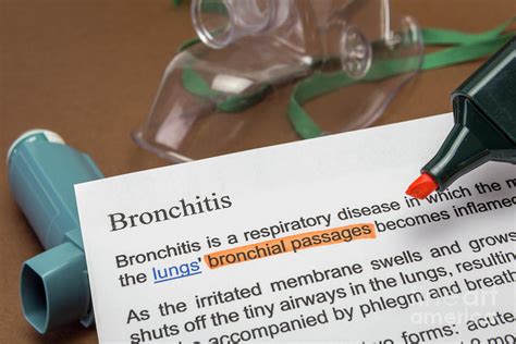 Bronchitis By Digicomphoto Science Photo Library