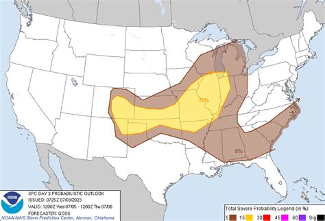 Storm Prediction Center Jul 3, 2023 0730 UTC Day 3 Severe Thunderstorm ...