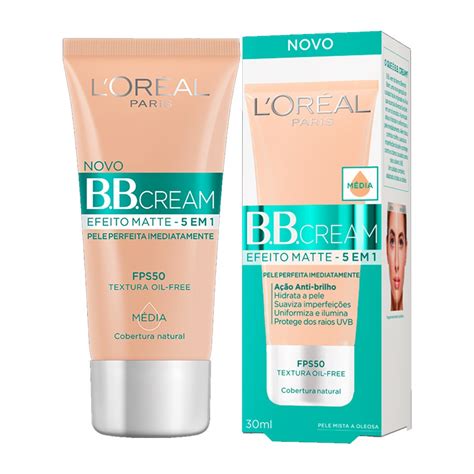 Bb Cream Efeito Matte Em Fps Pele M Dia Ml L Or Al Paris