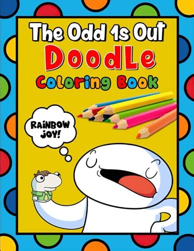 Rainbow Joy The Odd 1s Out Doodle Coloring Book Vivid Character