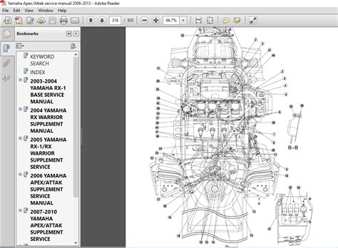 Yamaha Apex Attak Snowmobile Service Manual Repair 2006-2013 - PDF