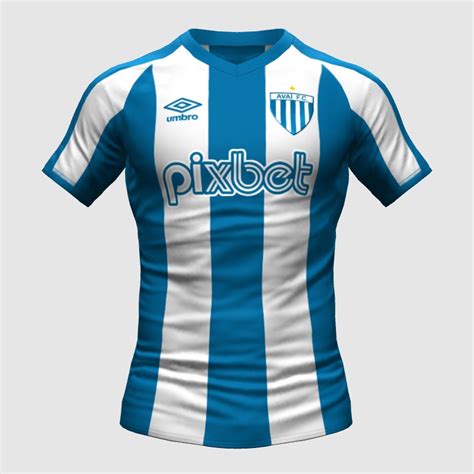 Avaí Home Kit Brasileirão Special FIFA Kit Creator Showcase