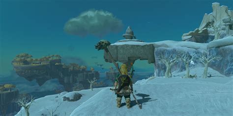 Zelda: Tears of the Kingdom - How to Get to Third Shrine on Great Sky Island (Snow Area)