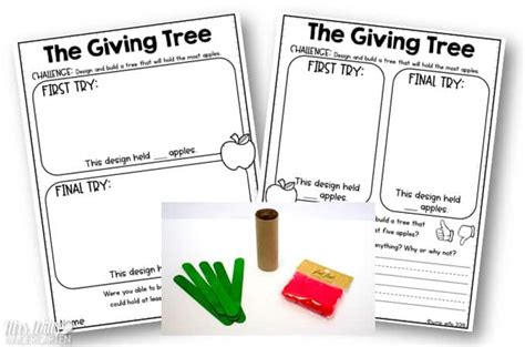 The Giving Tree Kindergarten Lesson