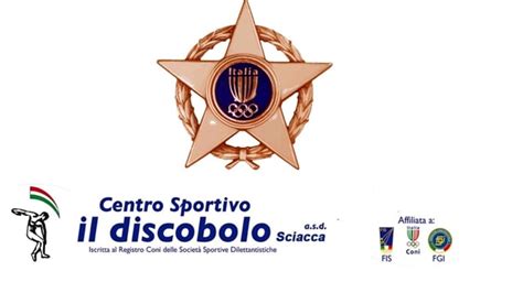 Discobolo Sciacca Il Coni Assegna La Stella Di Bronzo Al Merito Sportivo