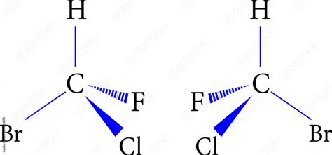 chemical structure of Stereoisomers .Vector illustration. Stock Vector ...