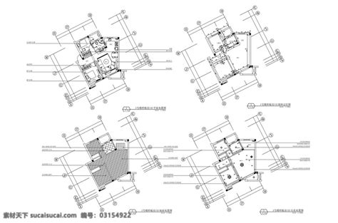 两室一厅户型cad施工图素材图片下载 素材编号03154922 素材天下图库