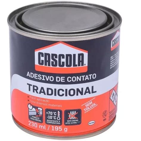 Cola De Contato Tradicional Sem Toluol 195g Cascola Parcelamento