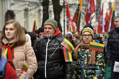 Natonal Celebration For The Day Of Independence Vilnius