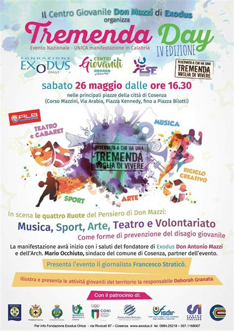 Exodus Cosenza Torna A Cosenza Il Tremenda Day