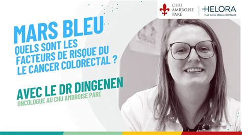 Quels Sont Les Facteurs De Risque Du Cancer Colorectal Youtube