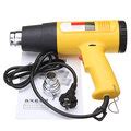 2000w Ac 220v Lcd Digital Hot Air Heat Gun Temperature Adjustable Nozzle Yellow Sale Banggood
