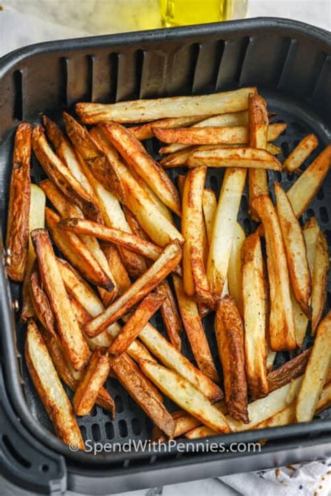 Crispy Air Fryer French Fries (Only 4 Ingredients!) - Spend With Pennies