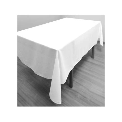 Location Nappe Rectangulaire Blanche X Cm Pour Table X Cm