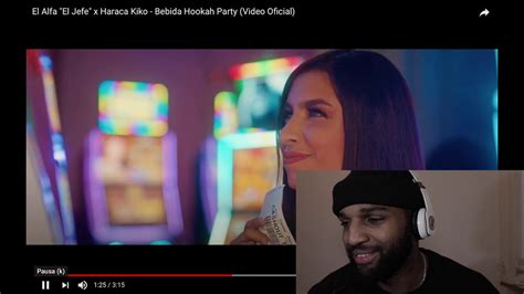 EL ALFA EL Jefe X HARAKA KIKO Bebida Hookah Party Video Reacion