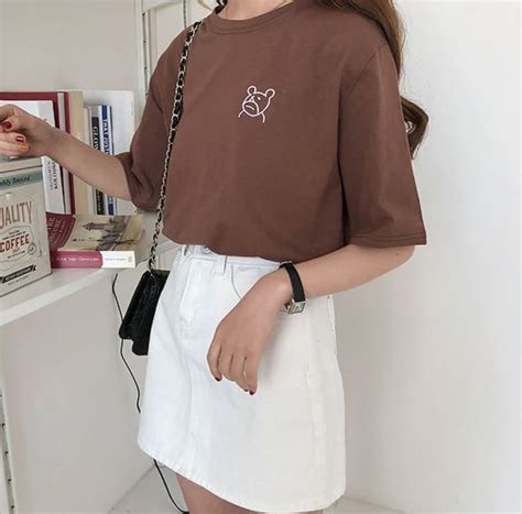 Korean Brown Aesthetic Clothes