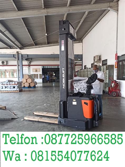 Jual Stacker Full Electric Noblelift Kapasitas 2 Ton 4 6 Meter Di