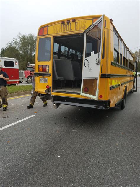 Several Students Sent To Hospital After Dump Truck Rear Ends Charles Co