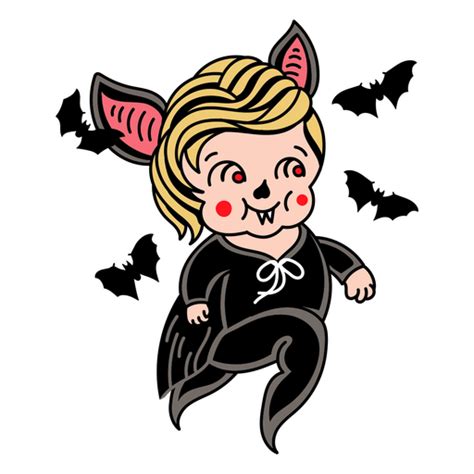 Happy Halloween Bat Cartoon Png And Svg Design For T Shirts