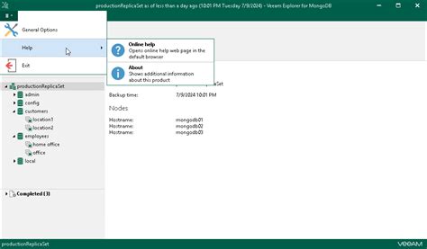 Getting To Know User Interface Veeam Backup Explorers Guide