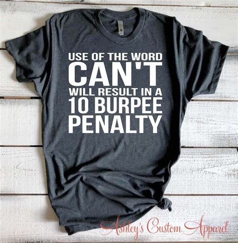 Personal Trainer Shirt Funny Burpee Shirts Funny Gym Shirts - Etsy