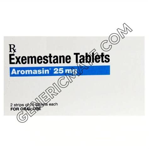 Buy Aromasin Exemestane 25mg Tablets Online At Generic Mate