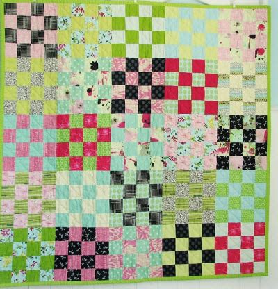 Ta Dah!: 16 Patch quilt – Quilting